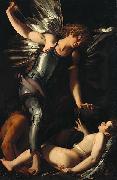 Giovanni Baglione The Divine Eros Defeats the Earthly Eros oil on canvas